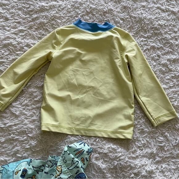 Carter’s Swim Trunks and Rashgaurd Set Size 18M - Picture 8 of 9